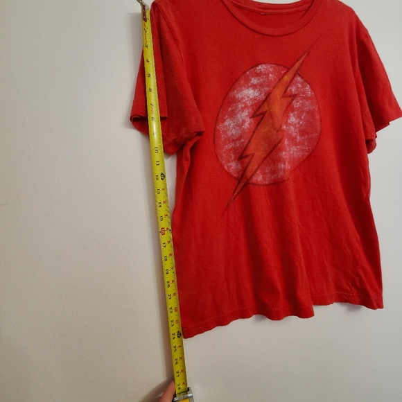 DC Comics The Flash T-Shirt Men's Size Large Short Sleeve Graphic Red Sheldon - Picture 8 of 9